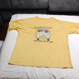 Hippie Cats Men's T Shirt Size 2X